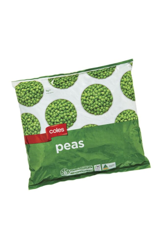 Frozen peas are a good solution if you're suffering a migraine 