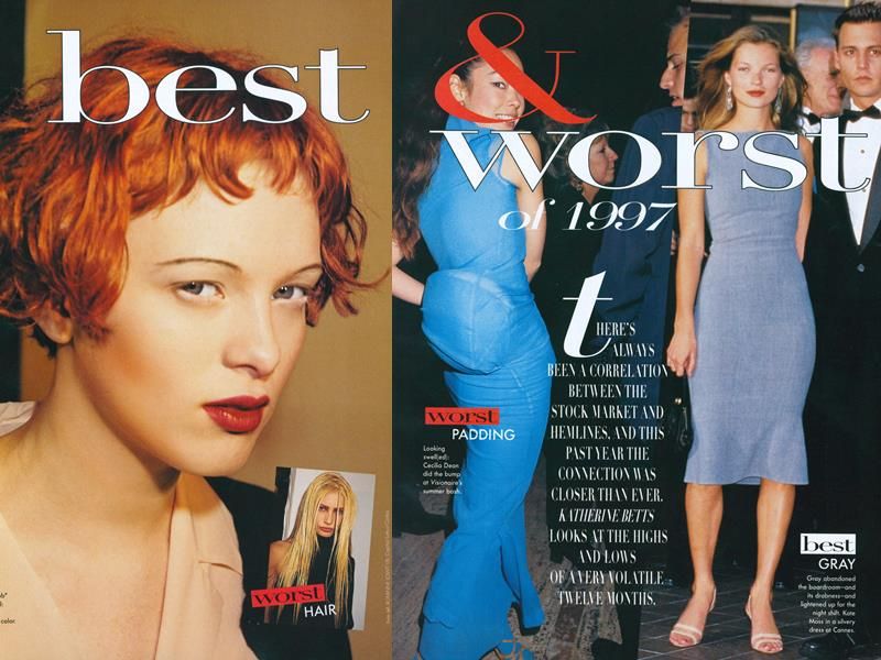 Vogue, 1997 "Best and Worst" List 