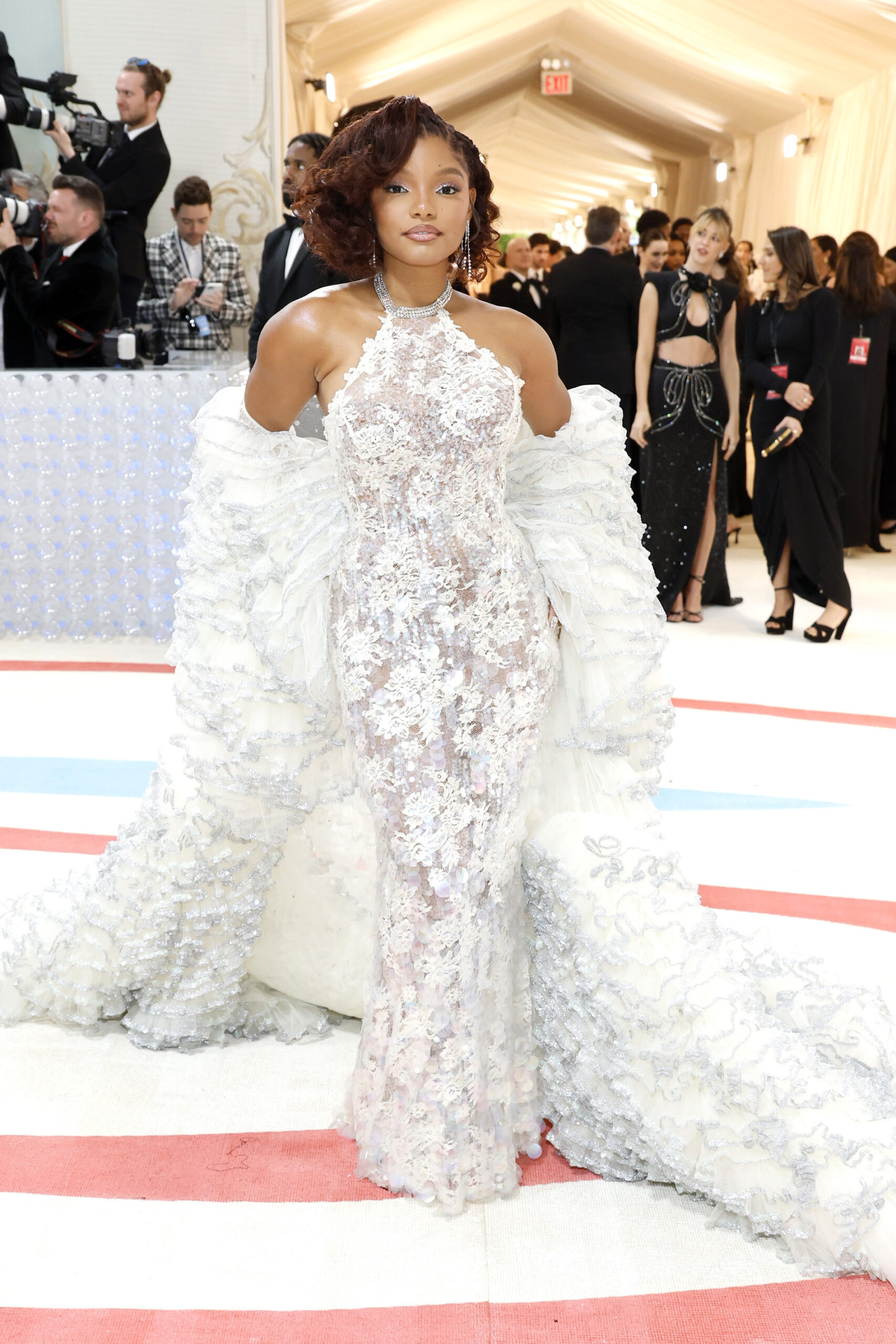 Halle Bailey attends The 2023 Met Gala