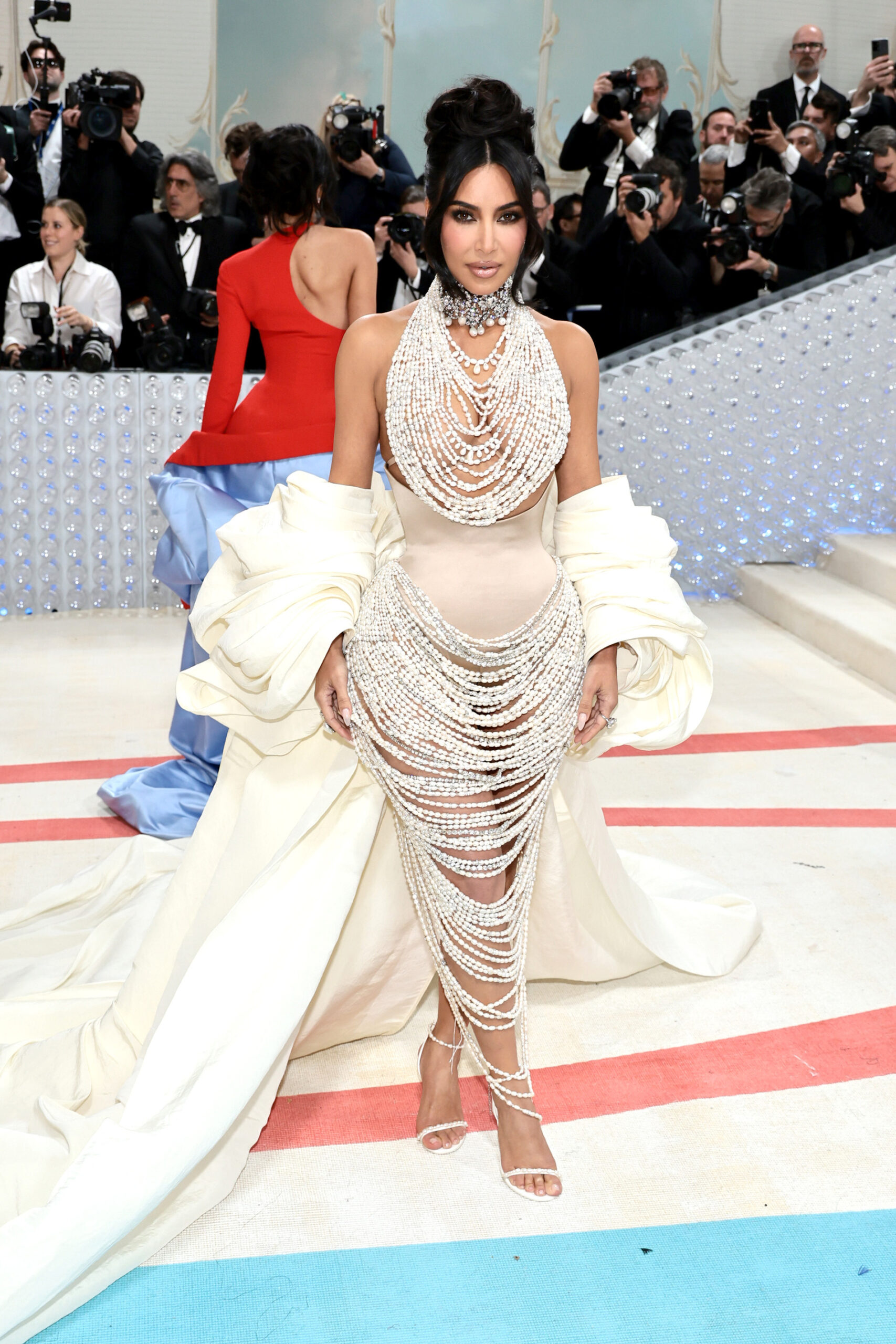 Kim Kardashian attends The 2023 Met Gala
