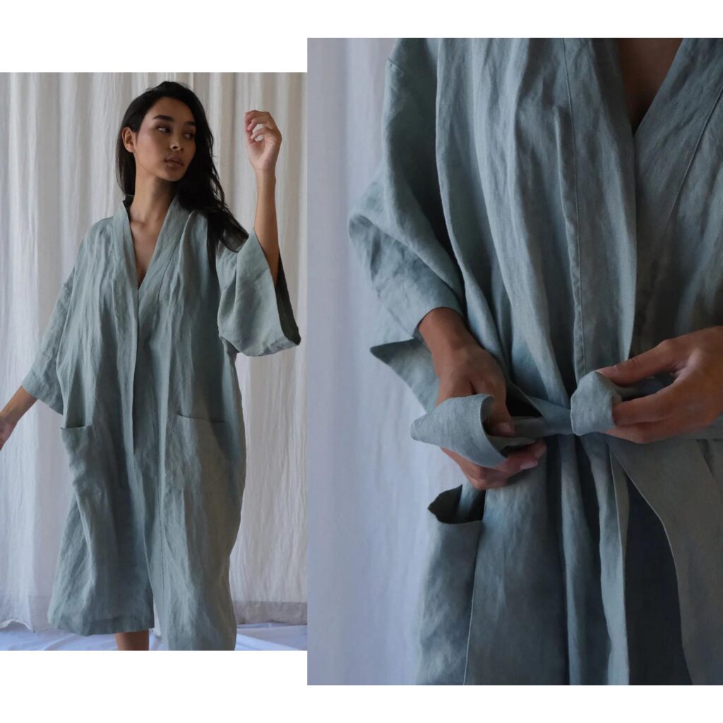 I love linen French Flax Linen Robe - Best Dressing Gowns
