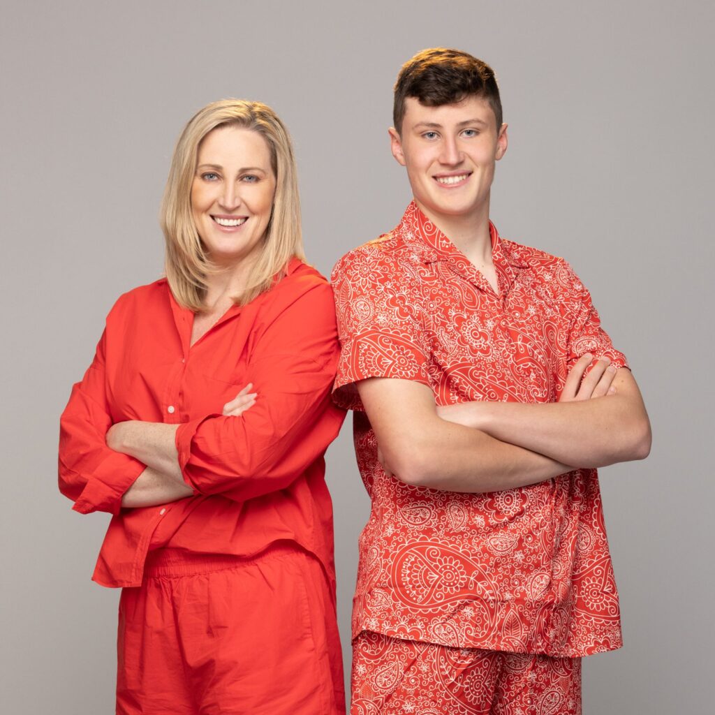 Jana Pittman and son Cornelis Rawlinson on the amazing race australia celebrity edition 2023 cast