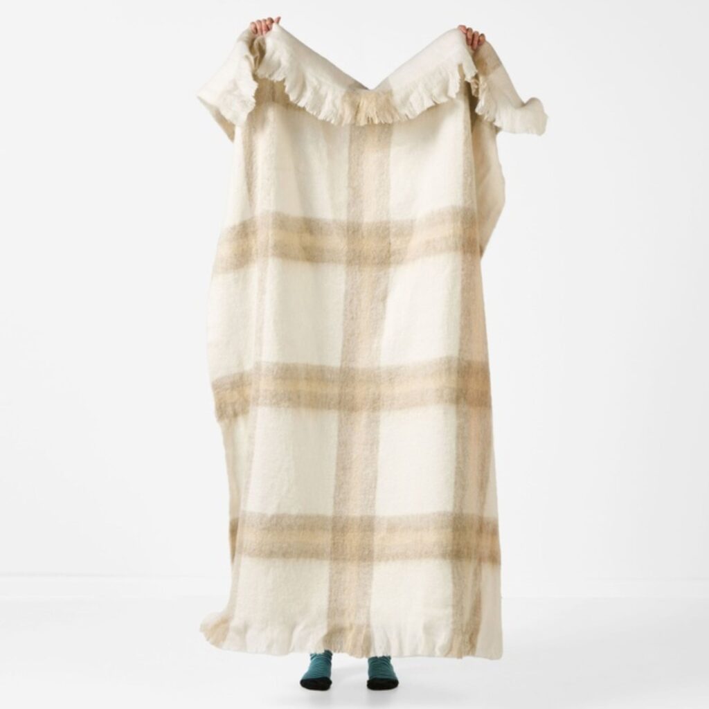 Linen House Clover Throw - Best Winter Blankets