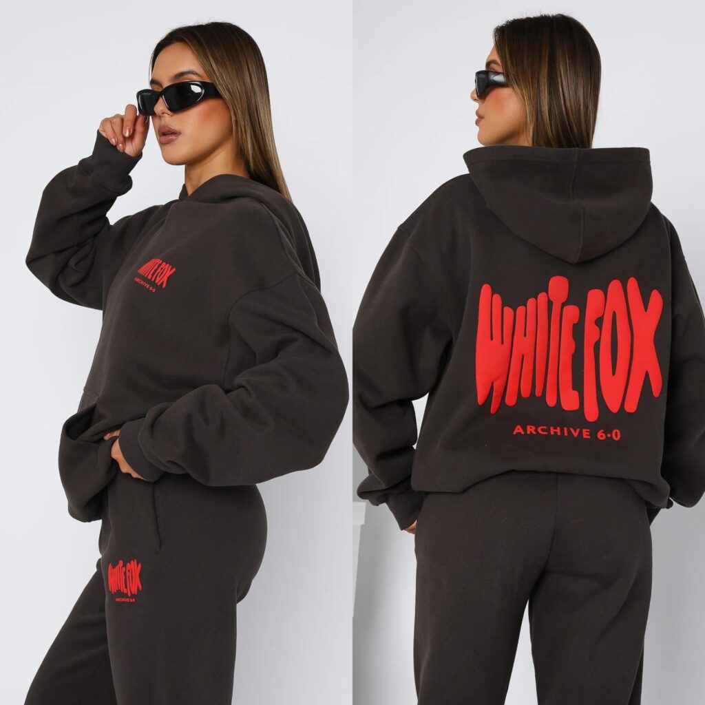 White Fox Archive 6.0 Oversized Hoodie - Long Haul Flight Outfits