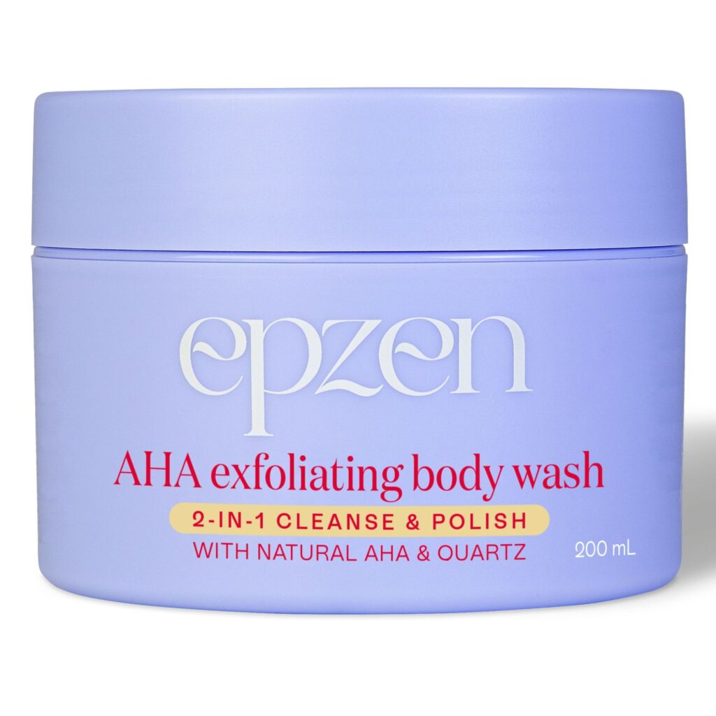 Epzen AHA Exfoliating Body Wash - Body Scrub eXfoliator