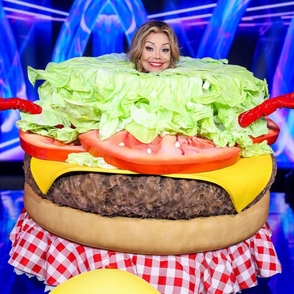 La Toya Jackson the masked singer burger gal