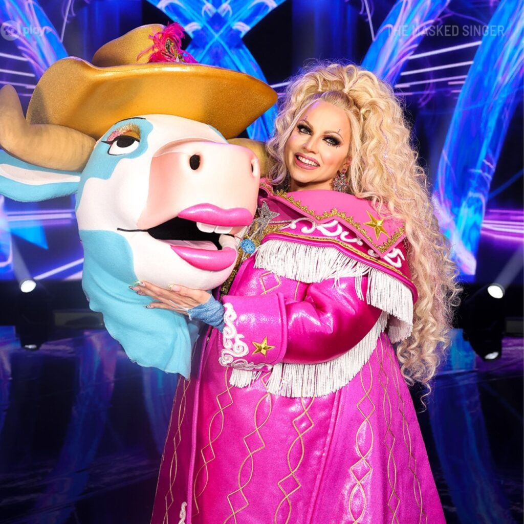 masked singer courtney act cowgirl