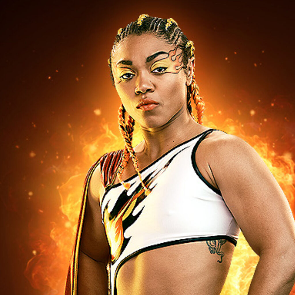 Tatyanna Dumas is Comet on Gladiators 2024